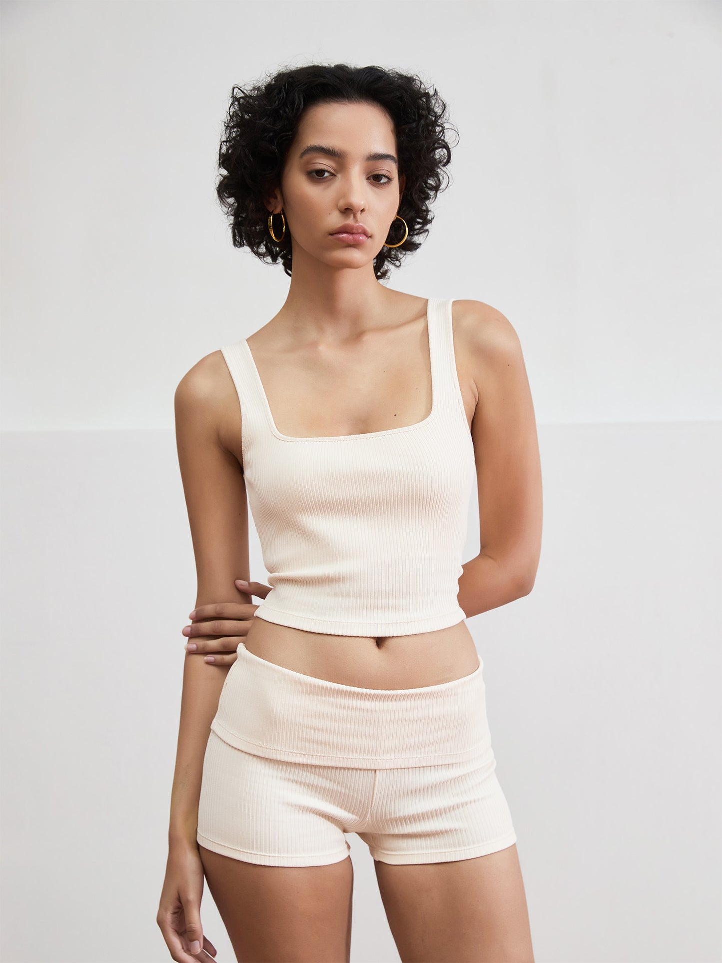 Softly Shaped Tank, Cropped