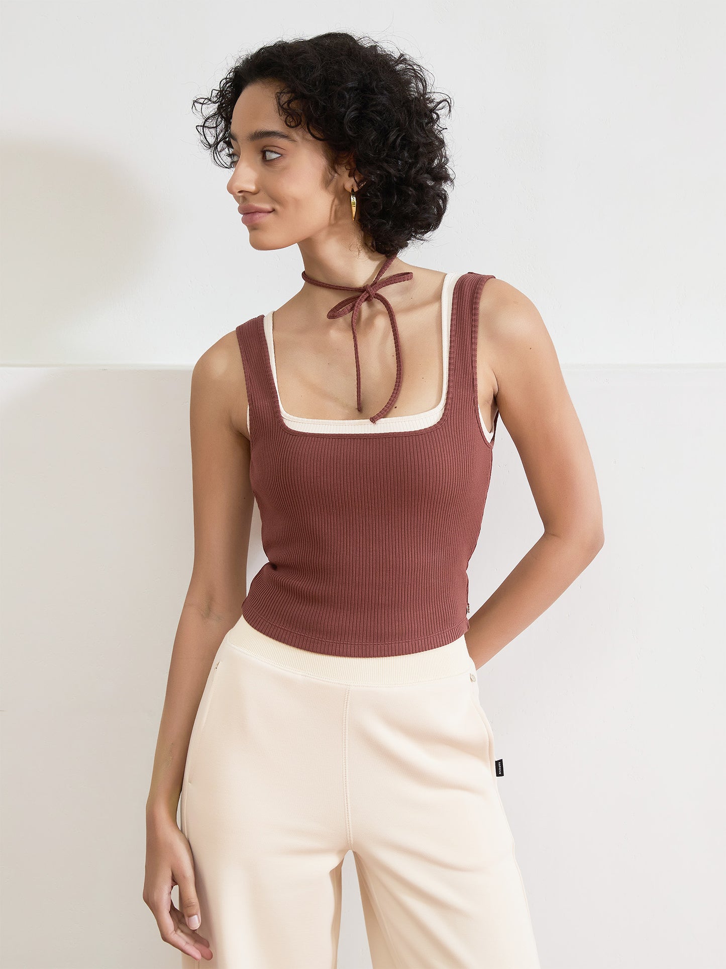 Softly Shaped Tank, Cropped