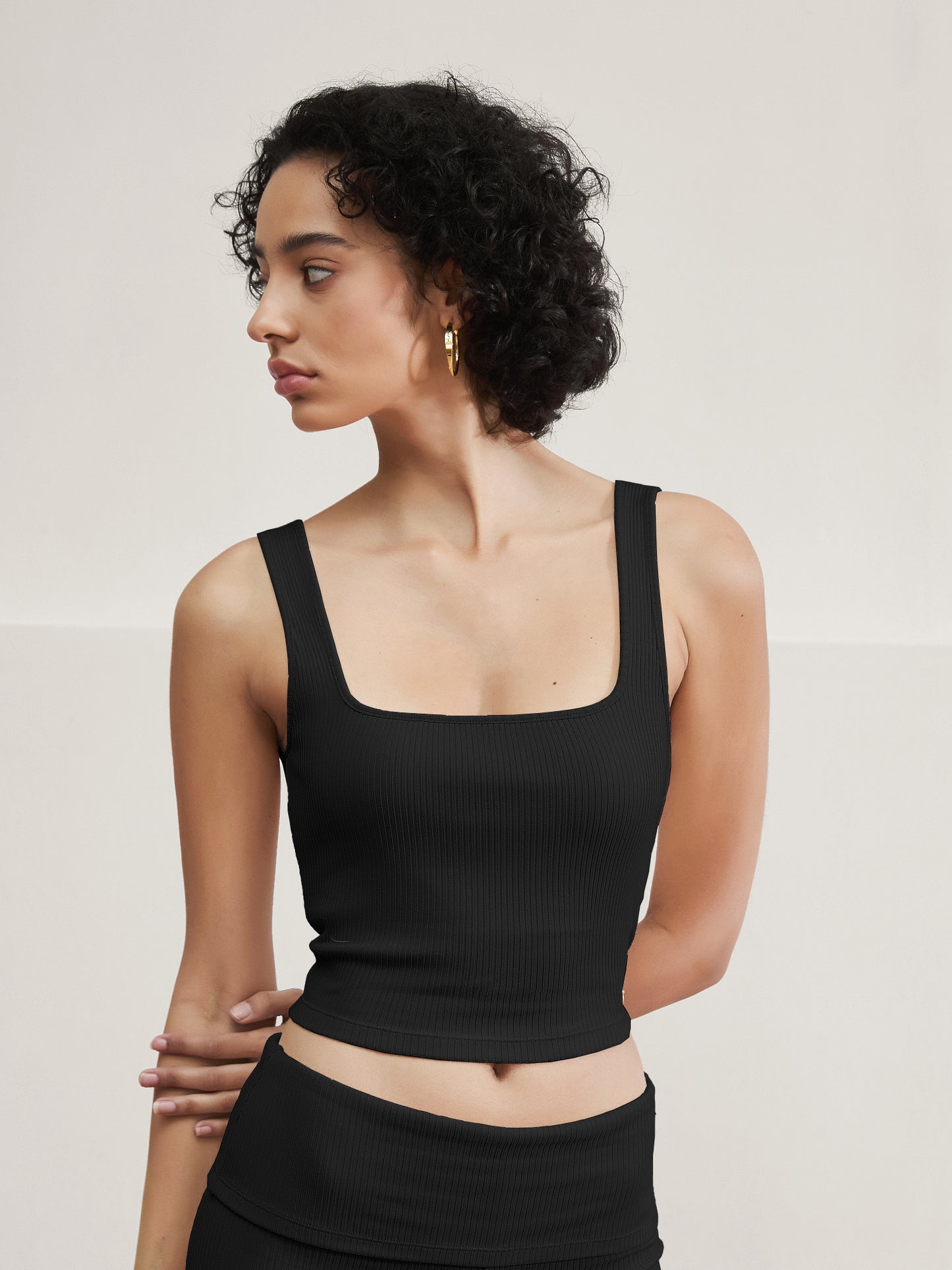 Softly Shaped Tank, Cropped
