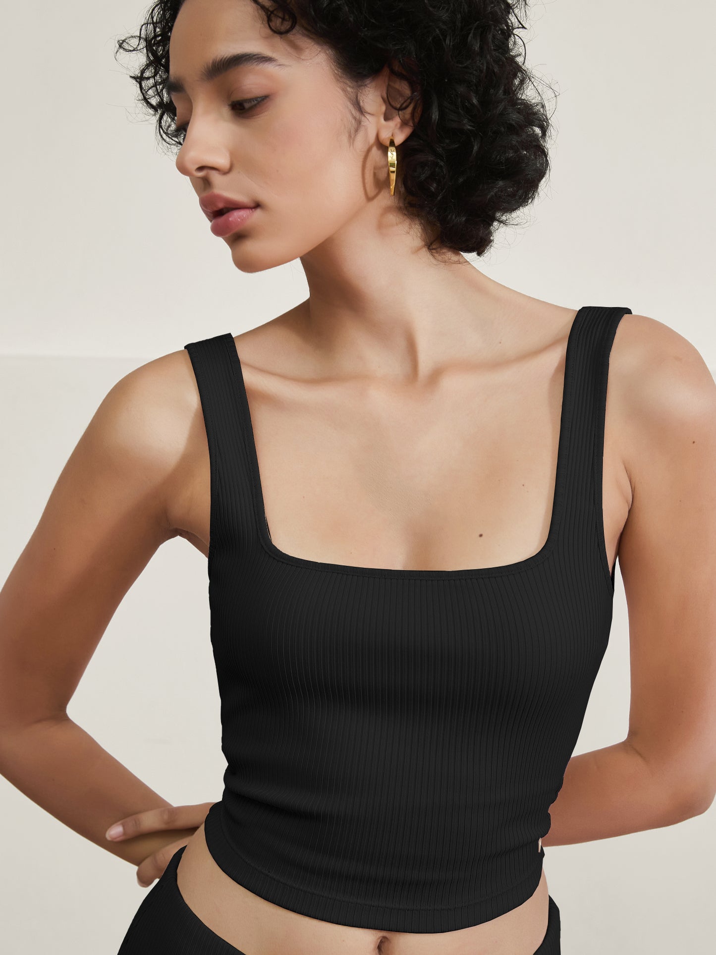 Softly Shaped Tank, Cropped