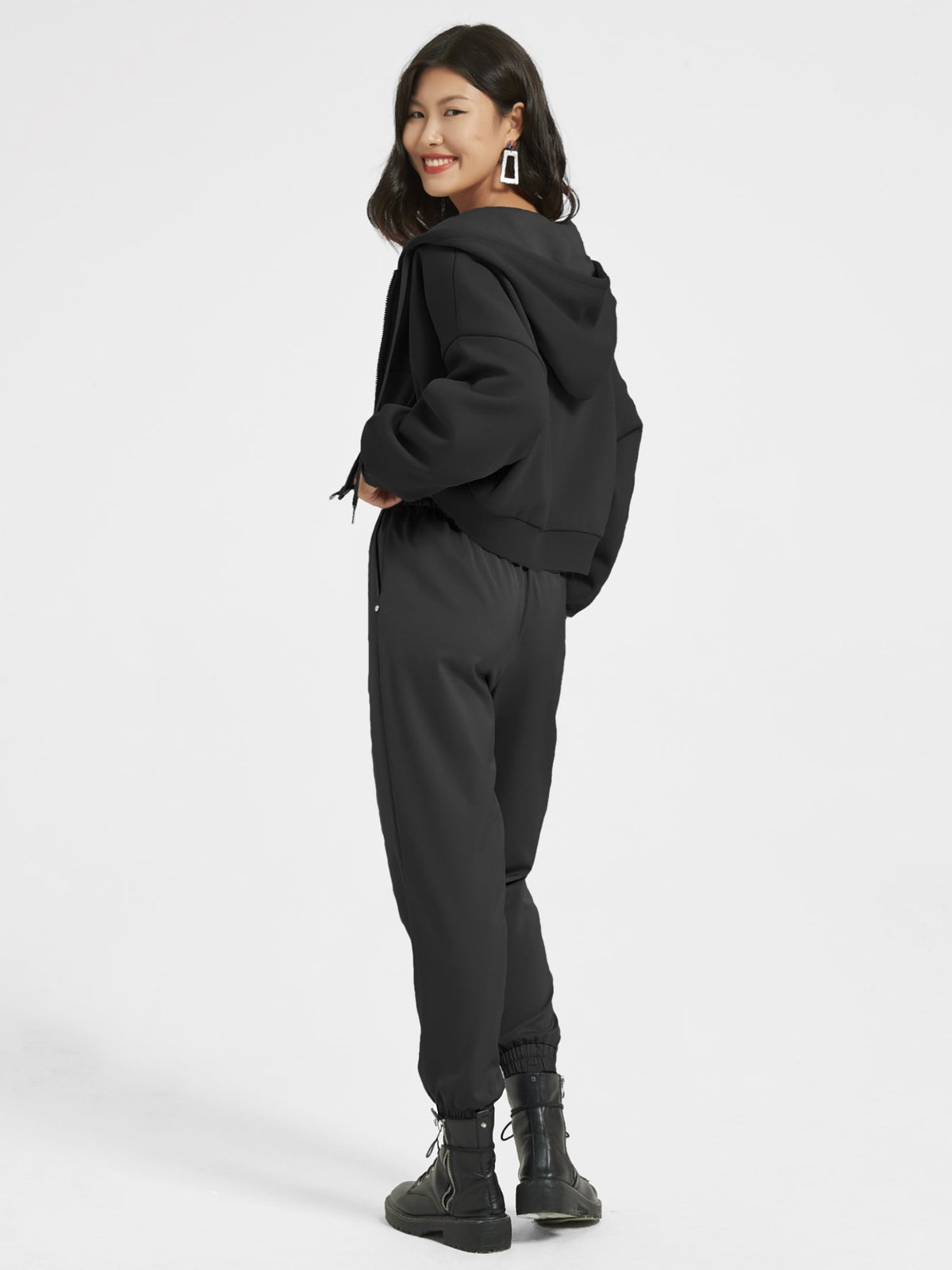 Cubby Zip Up Hoodie - Cropped