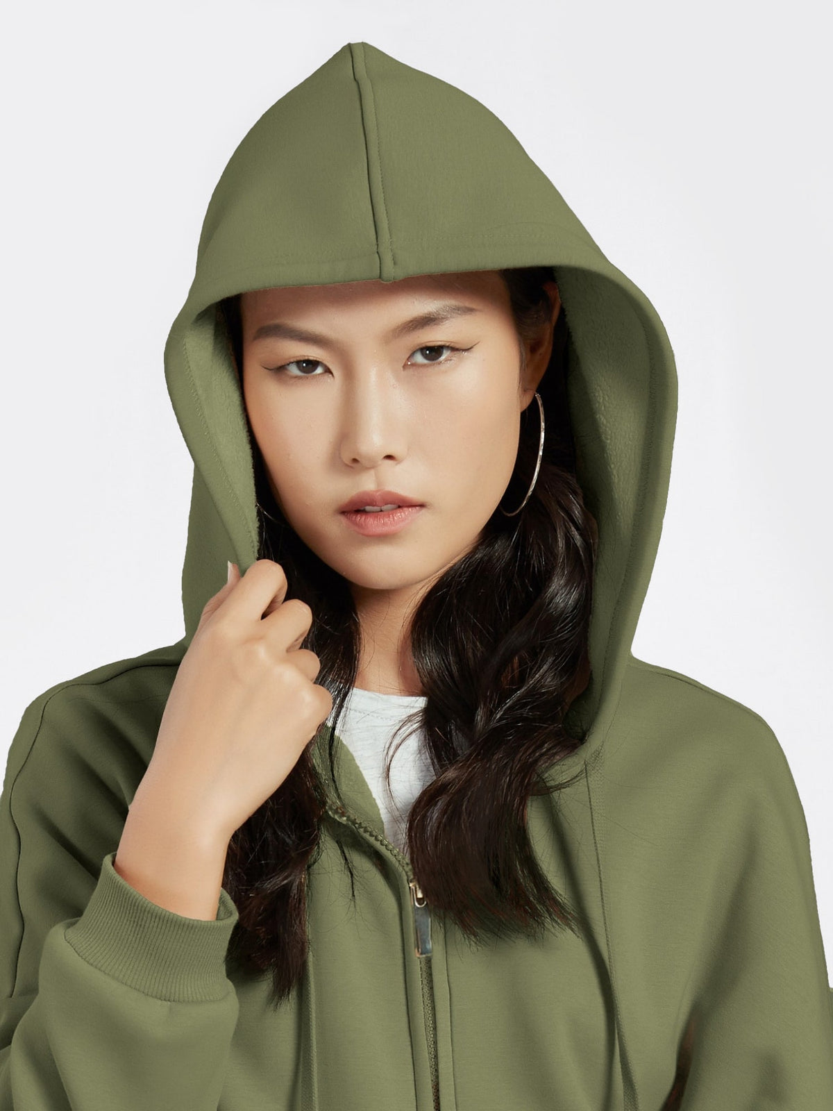 Cubby Zip Up Hoodie - Cropped
