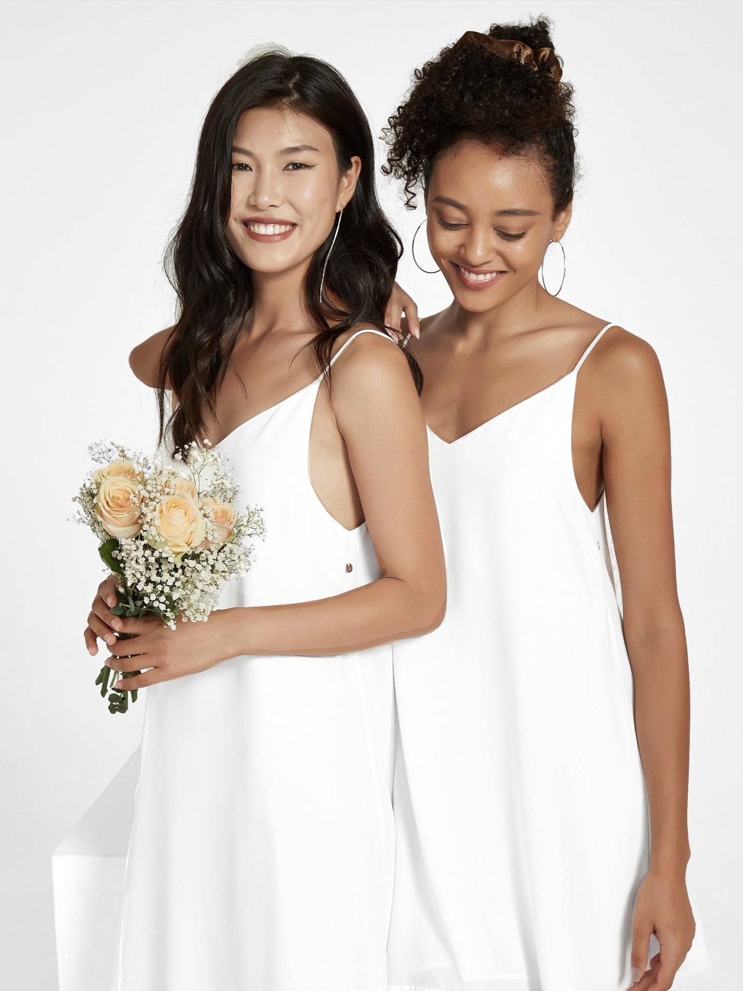 Serena Bridal Slip Dress, Mini