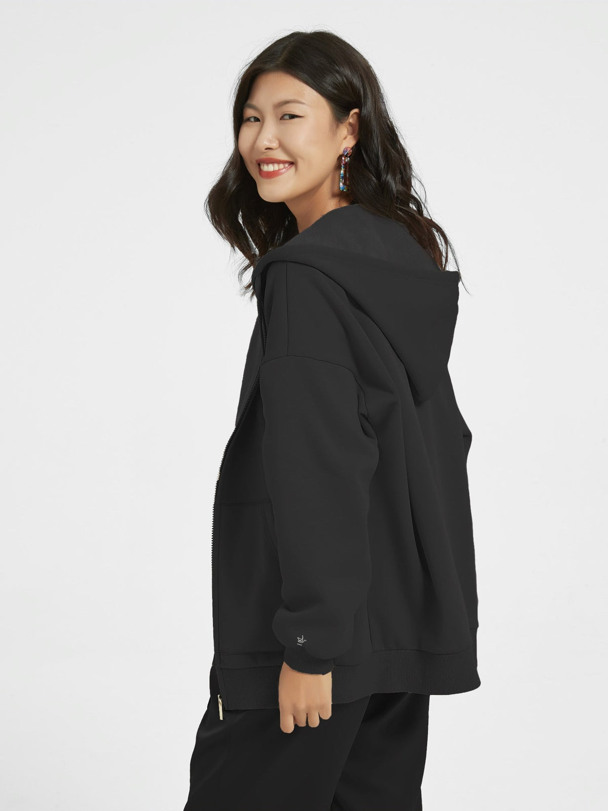 Cubby Zip Up Hoodie - Oversized