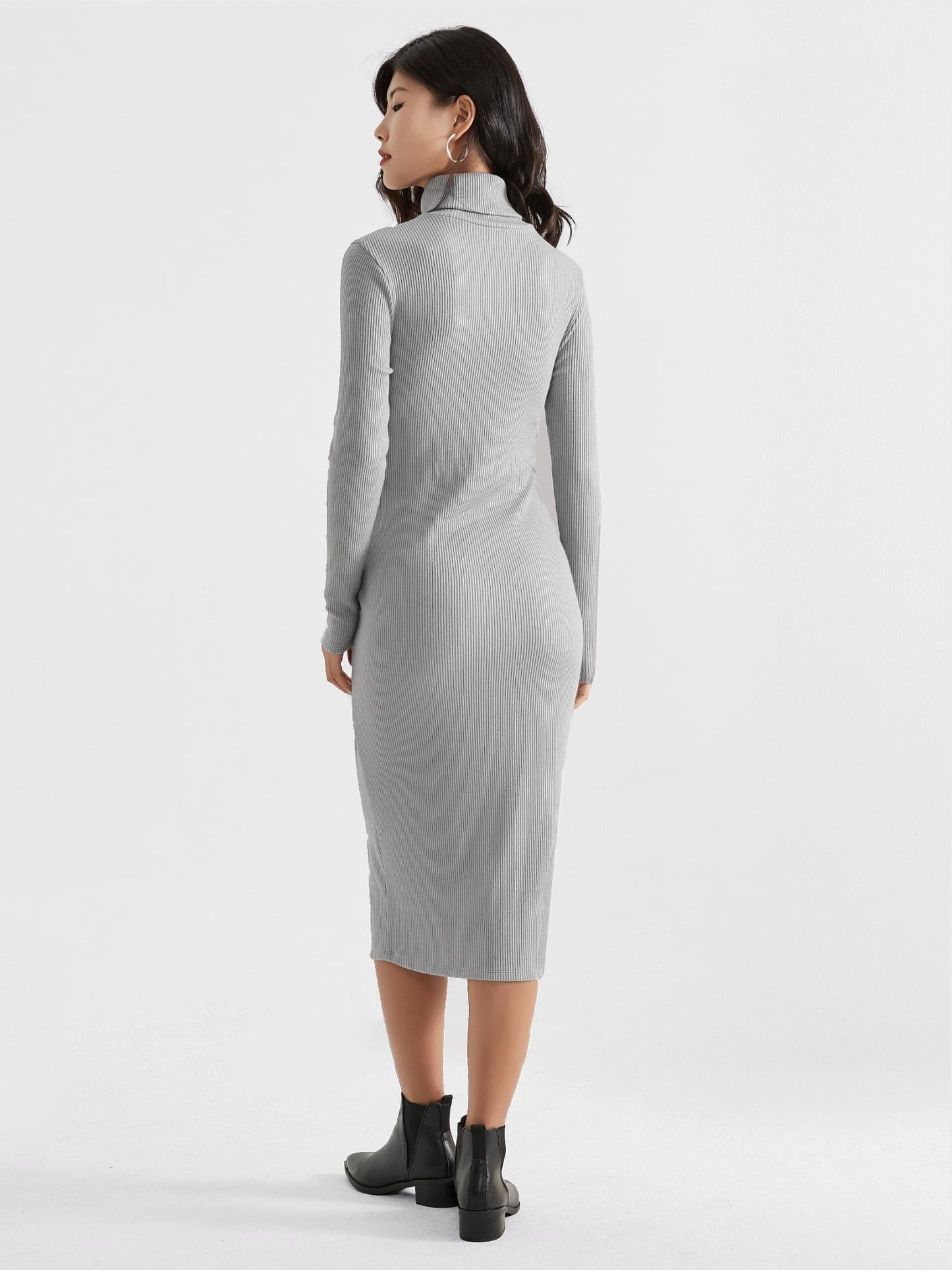 Zoe Knitted Turtleneck Dress