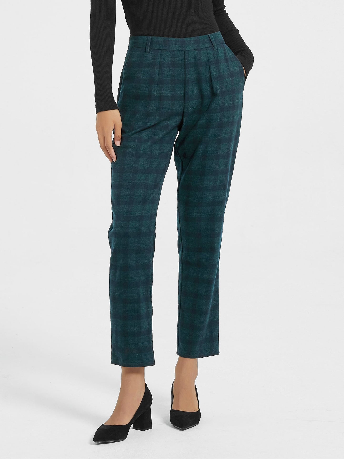 Lofty Plaid Trousers