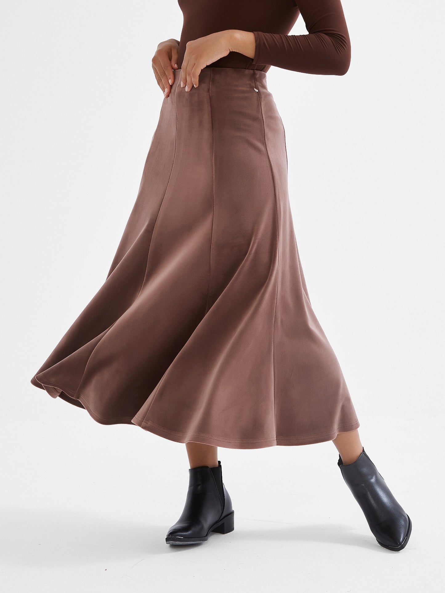 D.LIGHT Velour Skirt