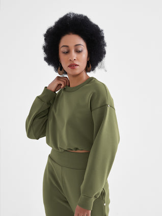 Cubby Sweater, Cropped