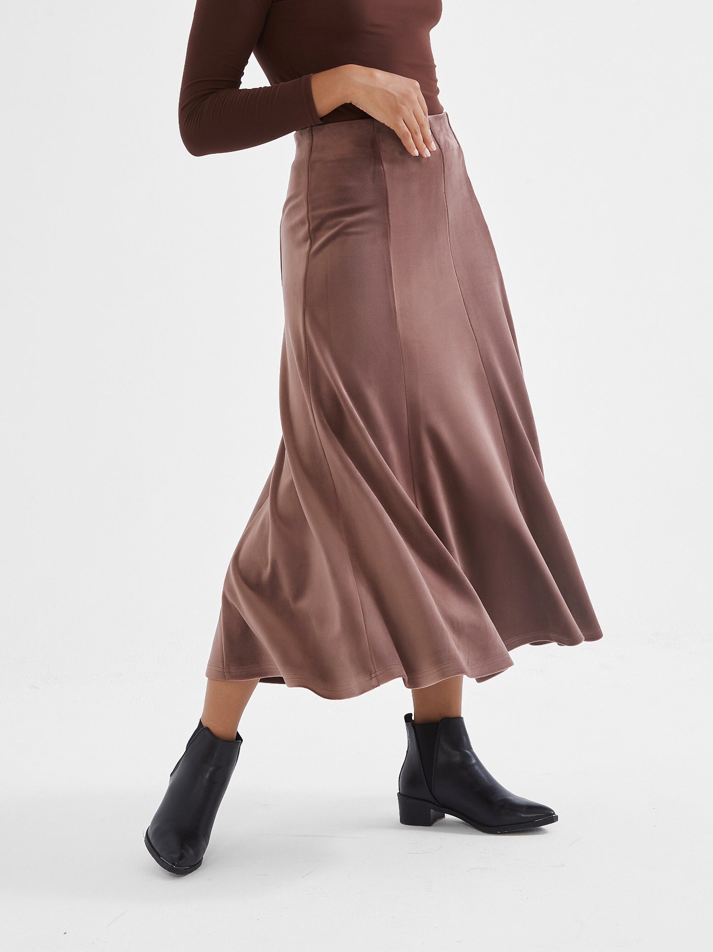 D.LIGHT Velour Skirt