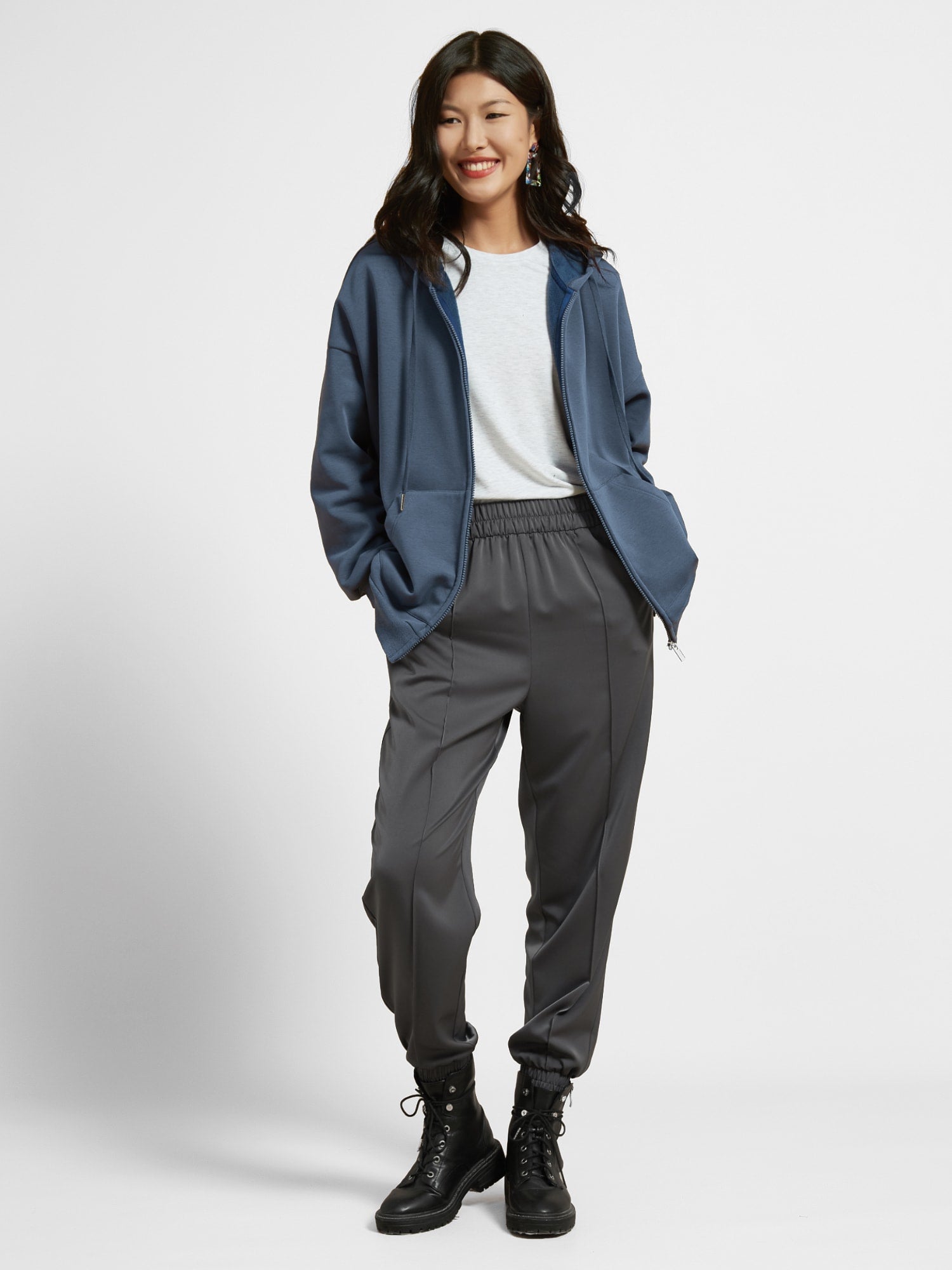 Cubby Zip Up Hoodie - Oversized