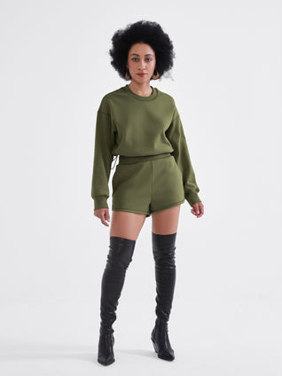 Cubby Sweater, Cropped