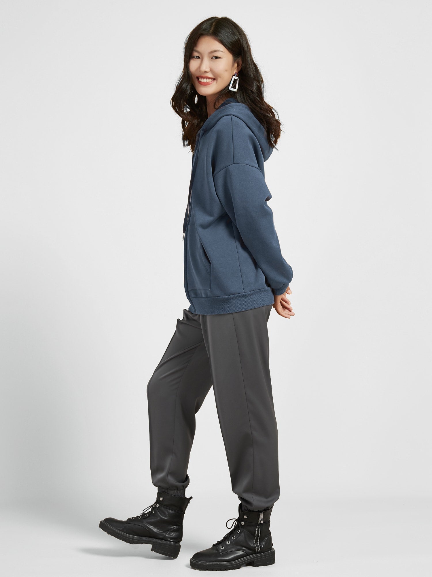 Cubby Zip Up Hoodie - Oversized
