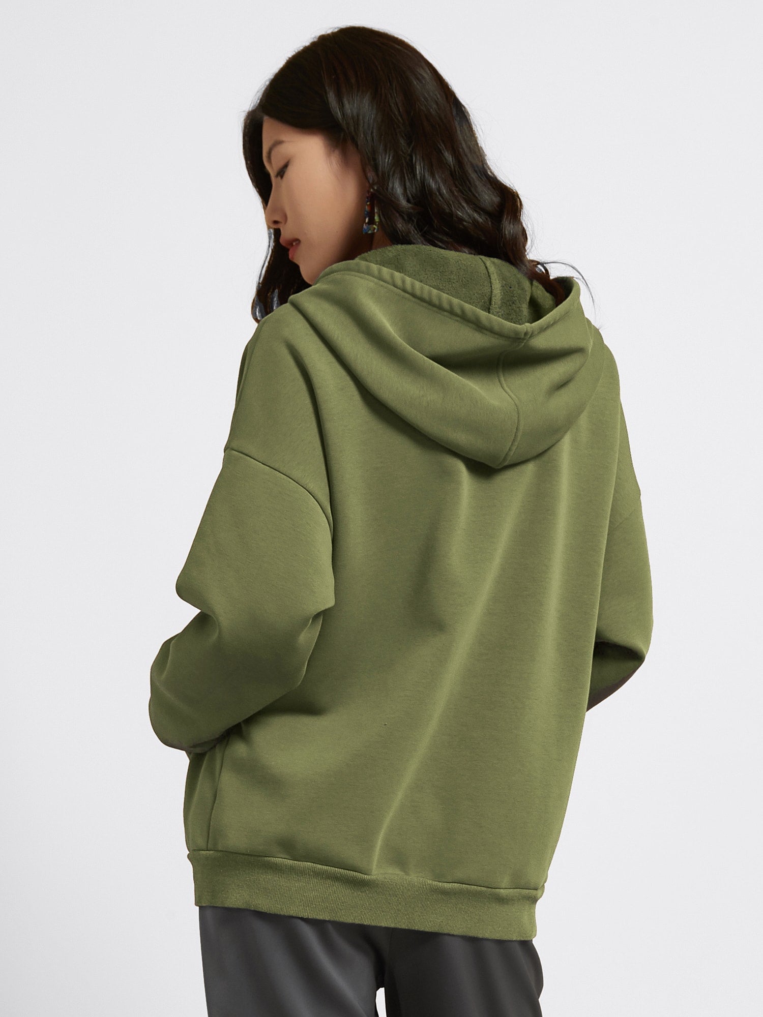 Cubby Zip Up Hoodie - Oversized