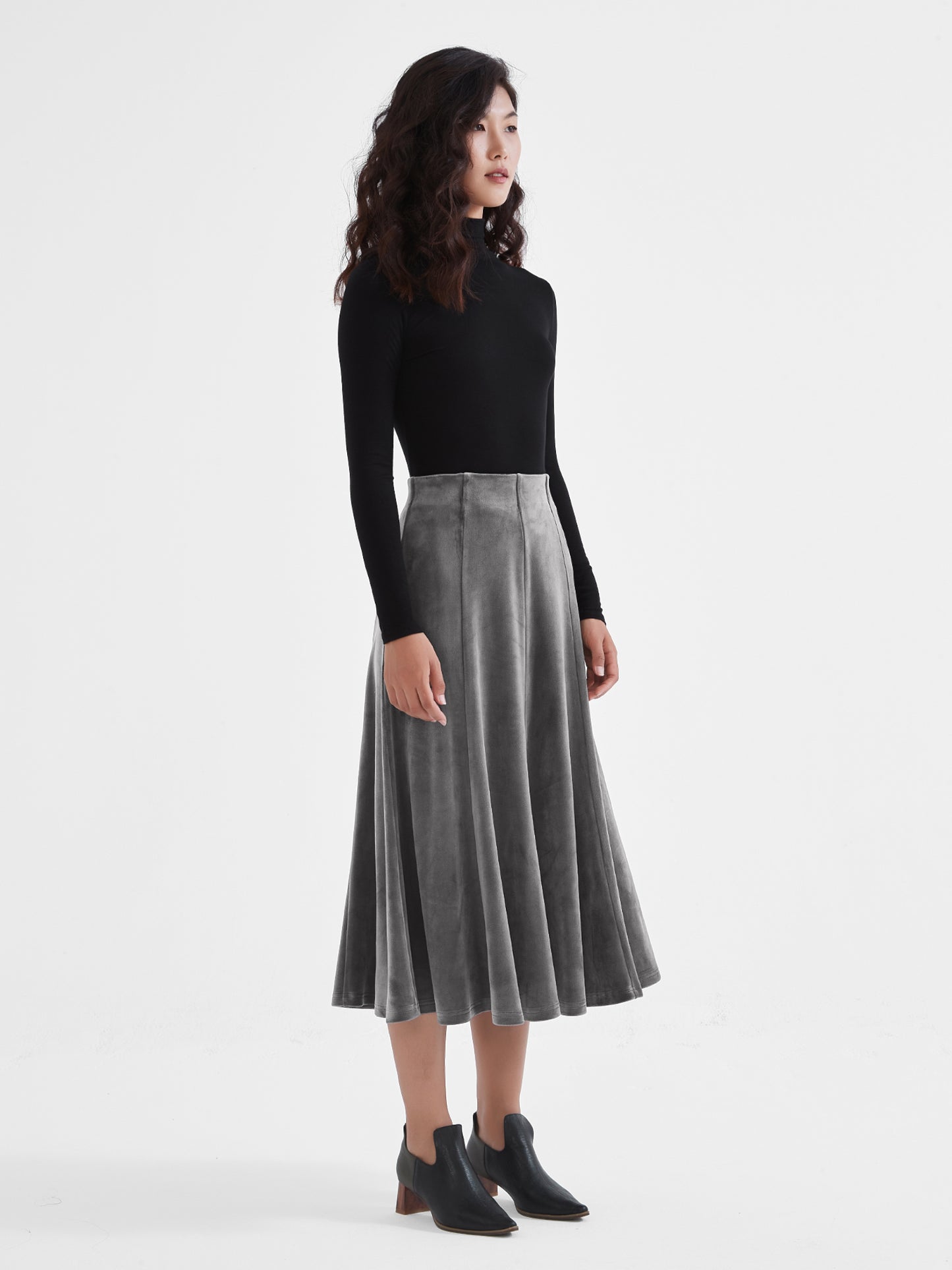 D.LIGHT Velour Skirt