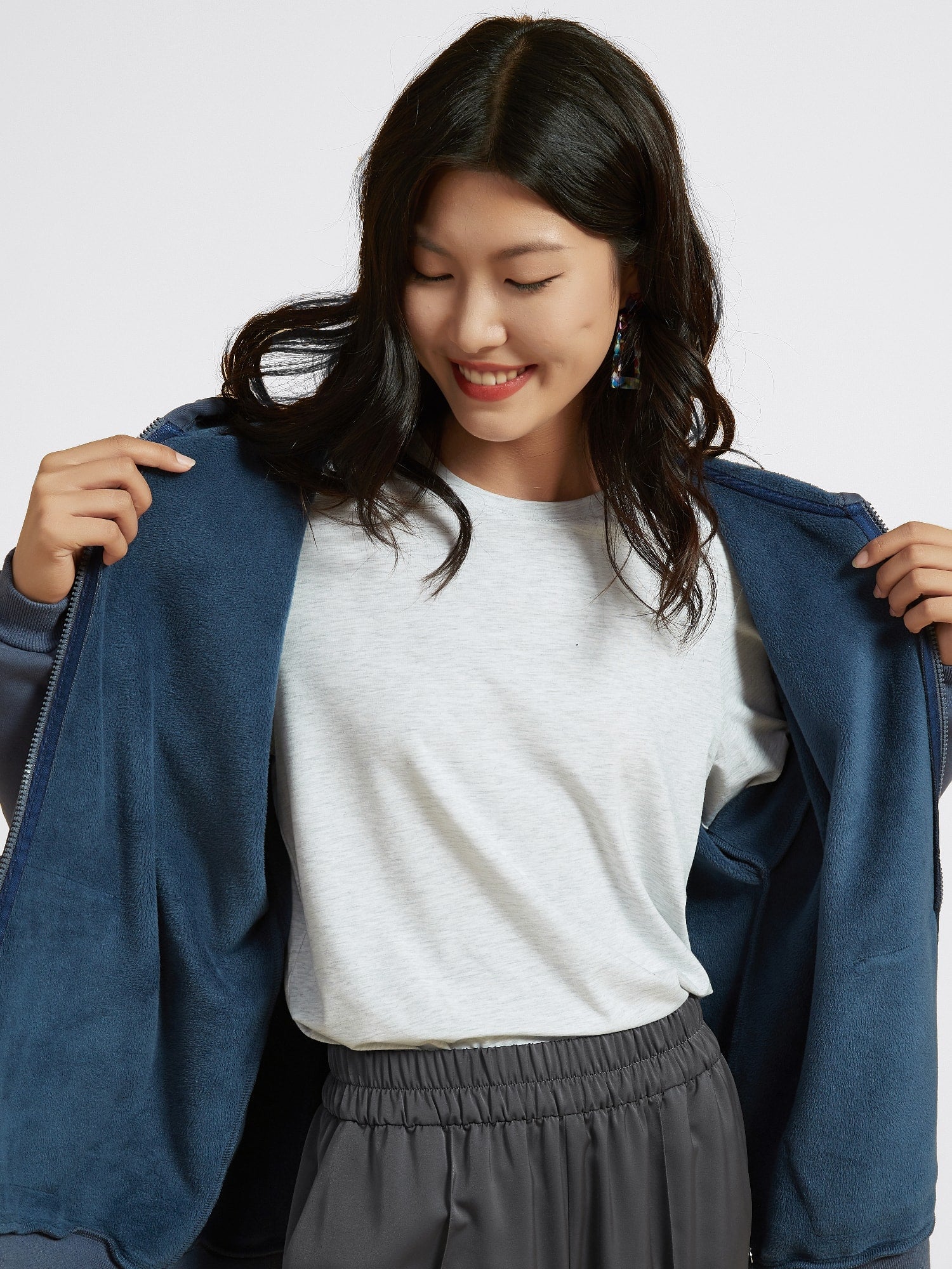 Cubby Zip Up Hoodie - Oversized